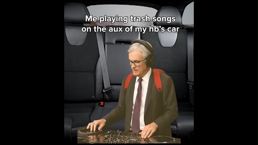 Jerome Powell DJ Green Screen Meme