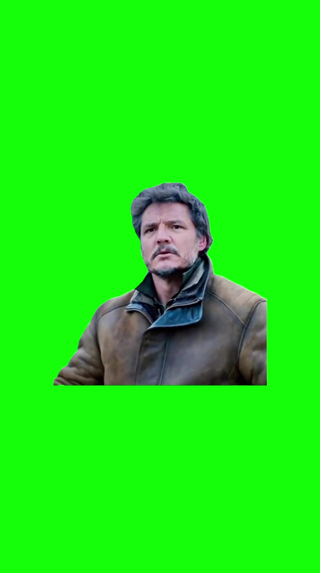 Joel reunites with Tommy meme green screen