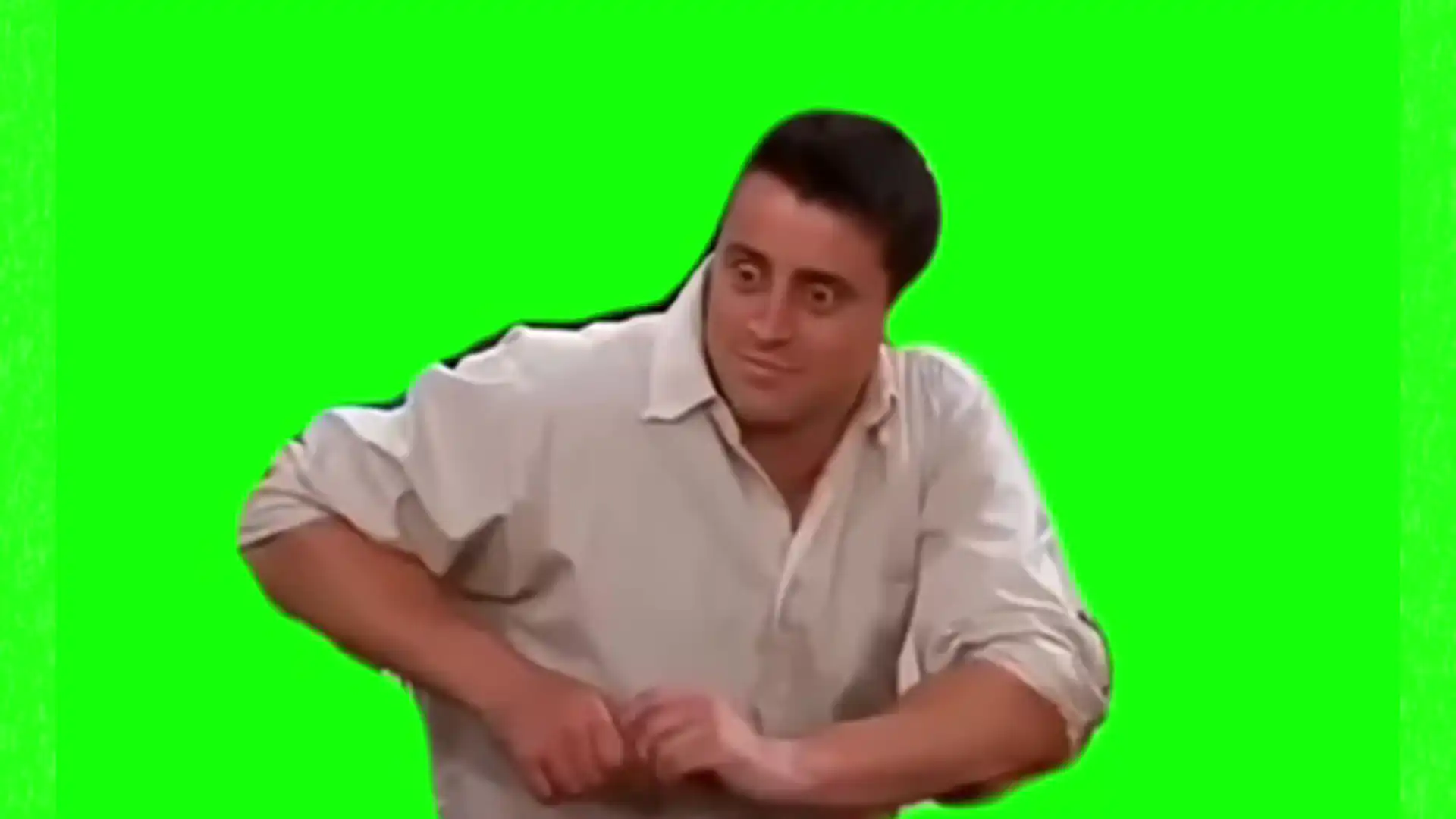 Joey Oh My God! meme green screen