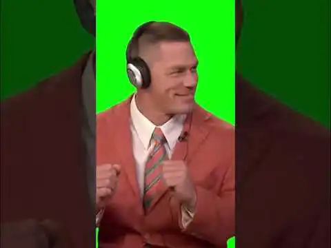 John Cena Dancing Green Screen