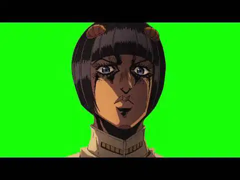 JoJo Golden Wind (Bruno Bucciarati) Free Anime Green Screen