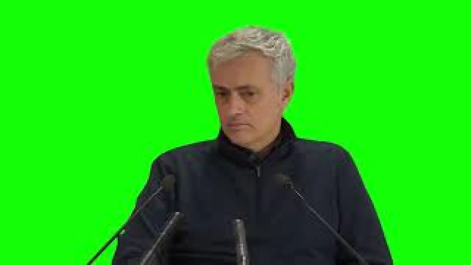 Jose Mourinho I Was Rude but I Was Rude to an Idiot Green Screen
