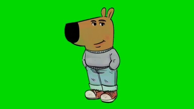 Just A Chill Guy Meme - Green Screen Meme Template