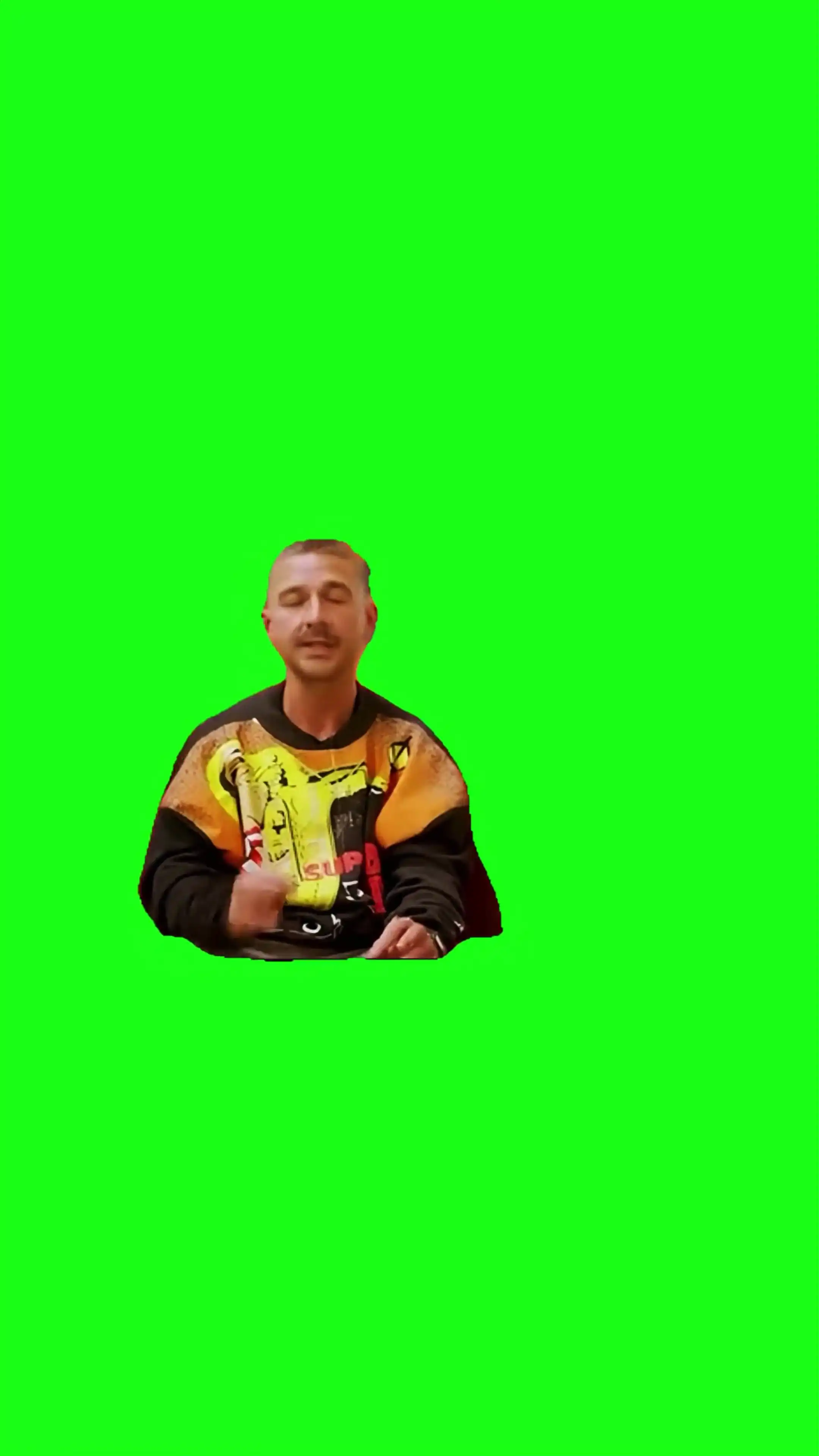 Just not into it Green Screen Meme