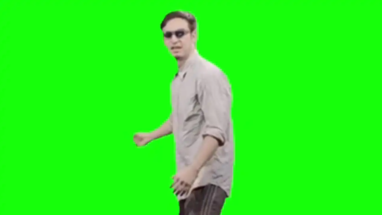 Just stop meme green screen
