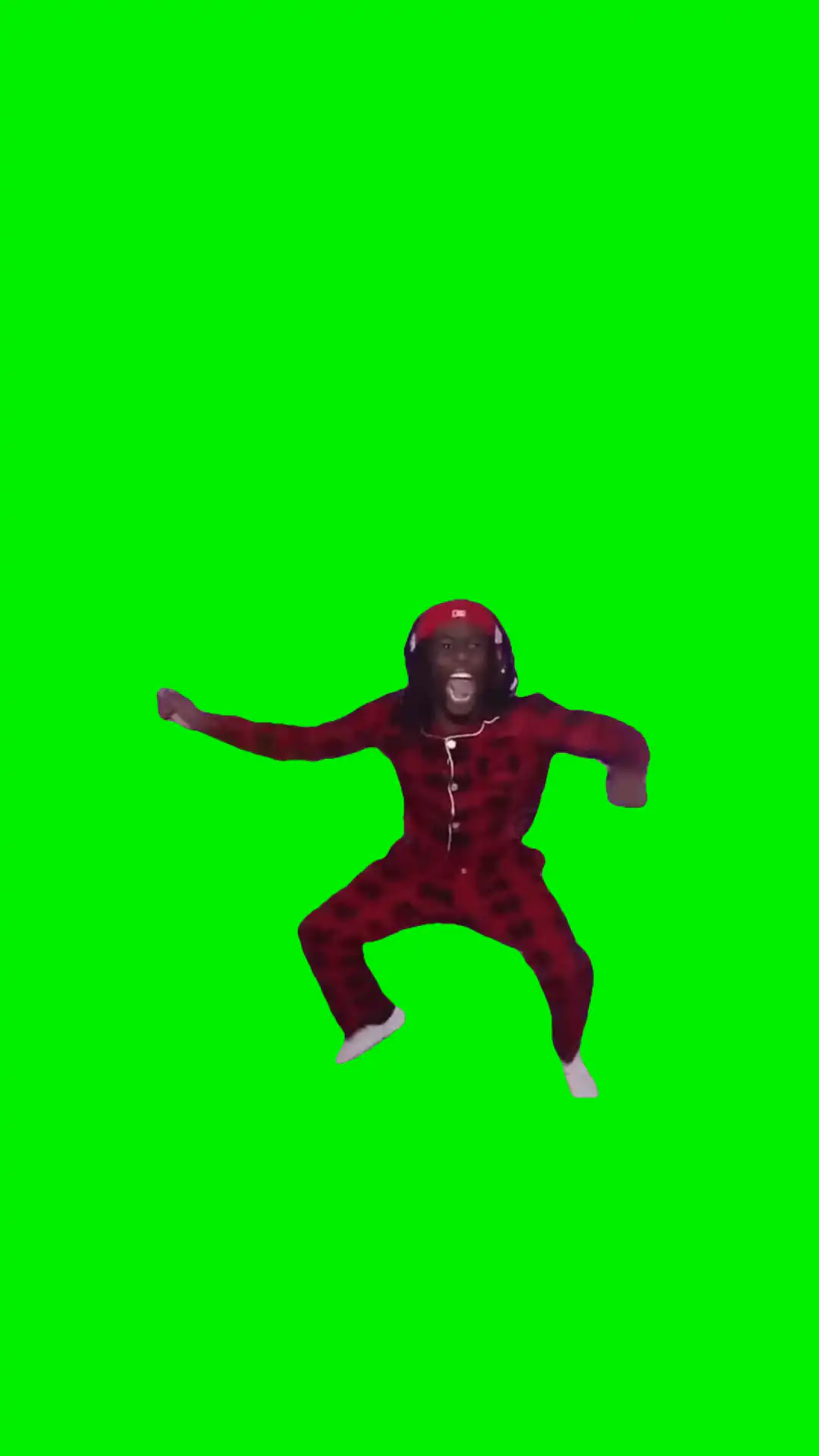 Kai Cenat “all i want for Christmas” dance Meme Green screen