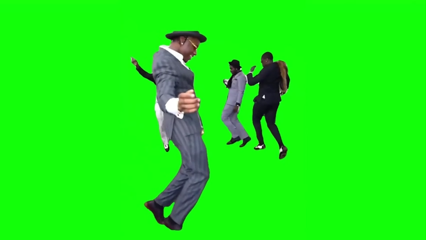 Kai Cenat Clover Boys The Tylil Dance Green Screen Memes