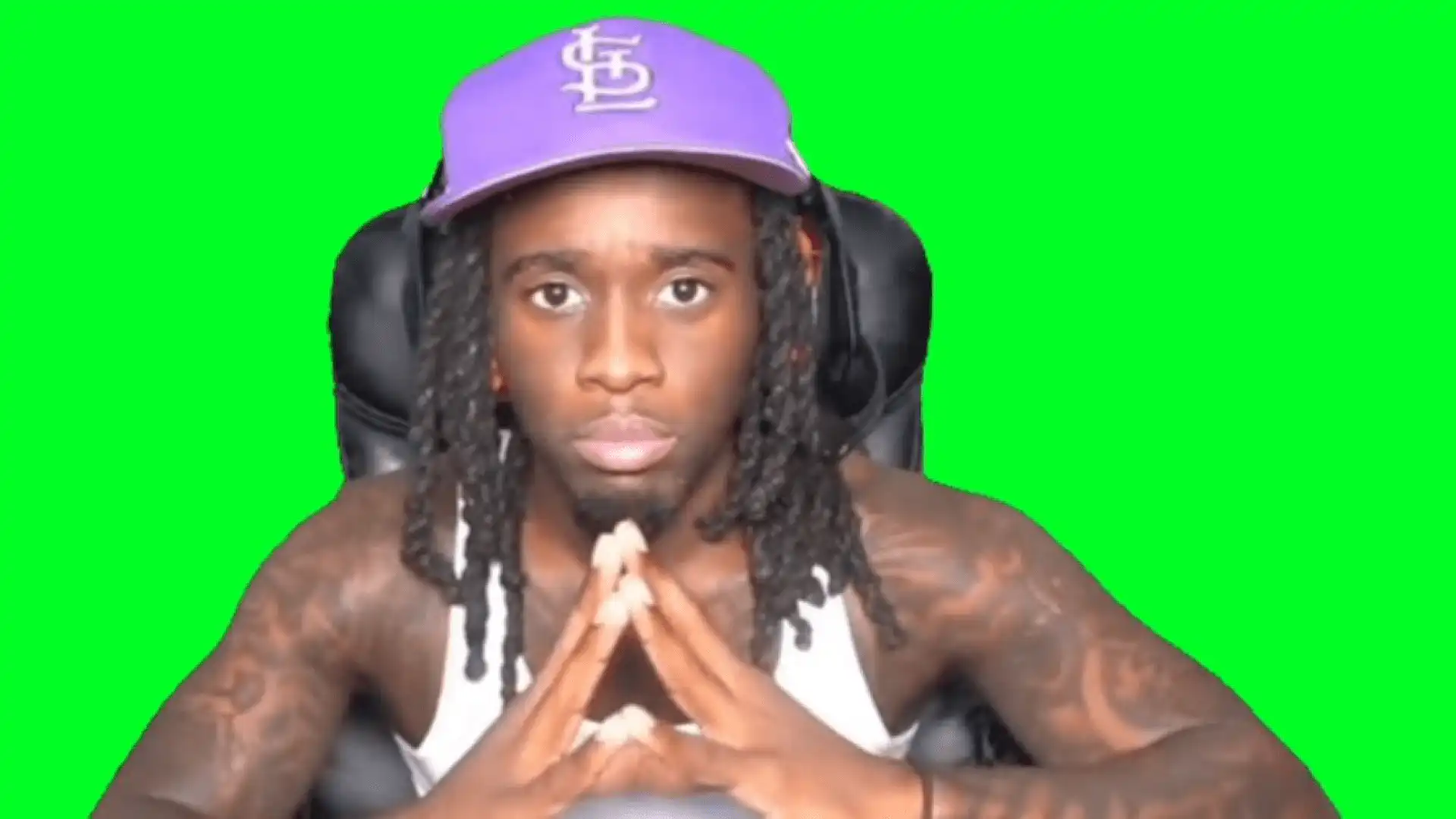 Kai Cenat I’ll show crazy green screen