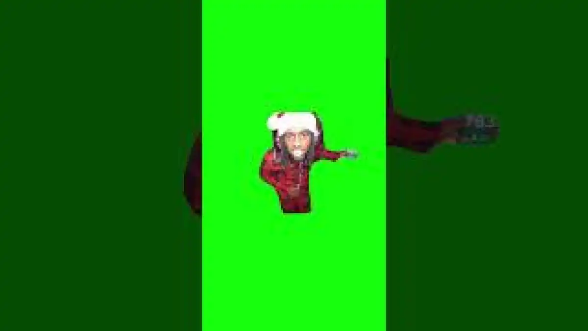 Kai Cenat Sining Feliz Navidad Green Screen