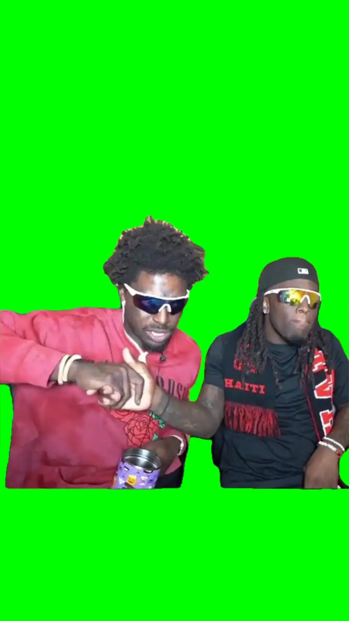 Kai let me drive the boat green screen