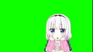 Kanna Kamui Ahhhh Green Screen