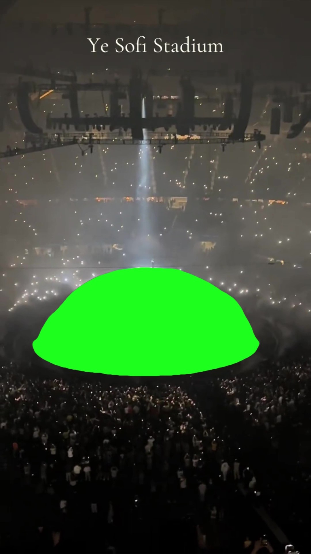 Kanye Dome Green Screen