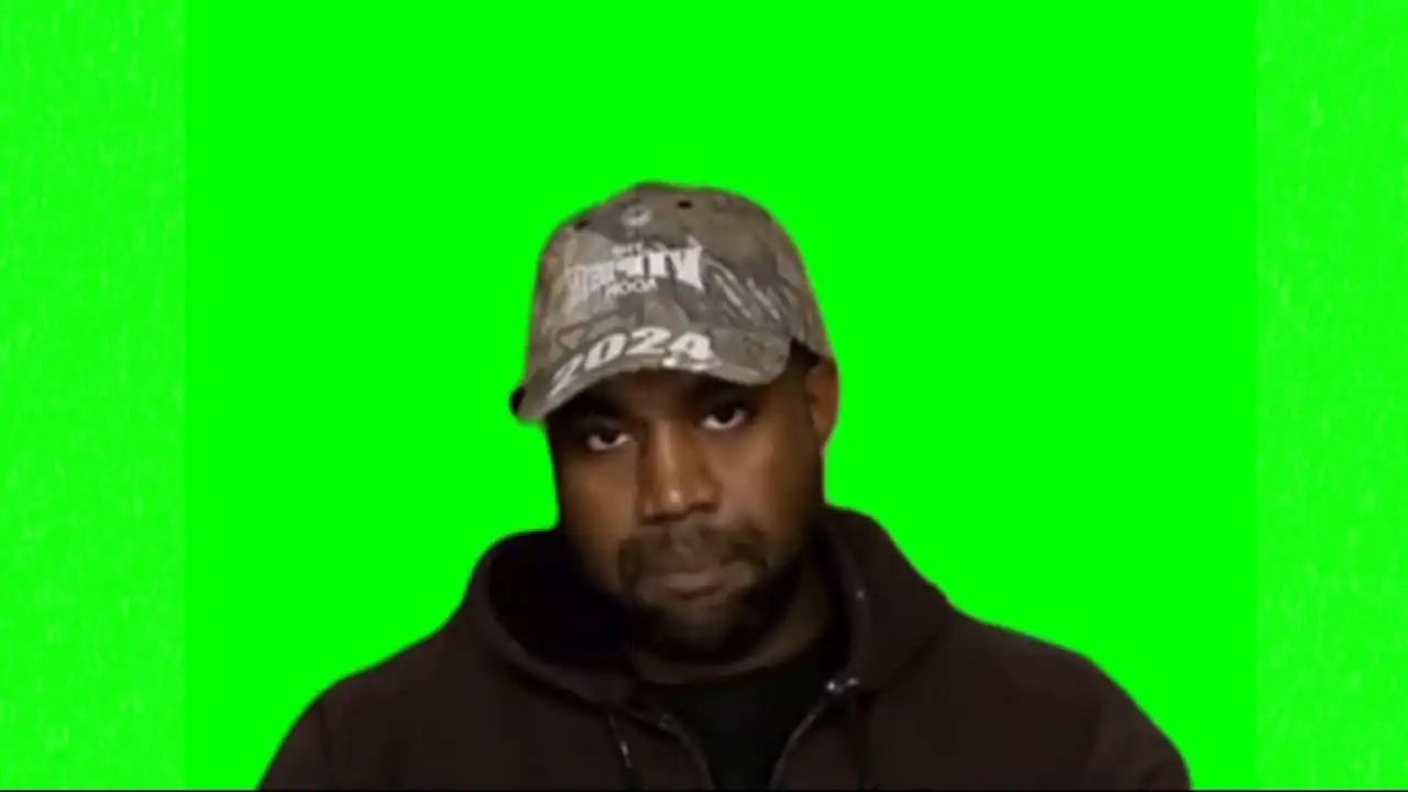 Kanye west at breaking point green screen
