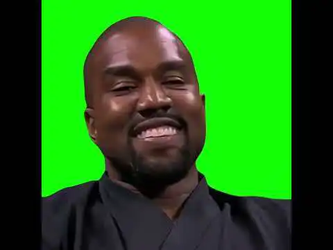 Kanye West Suddenly Stops Green Screen