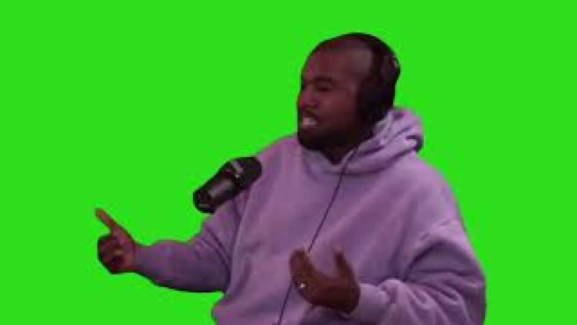 Kanye why would I listen to you Green screen