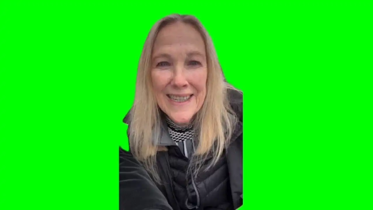 Kate McCallister Kevin meme green screen