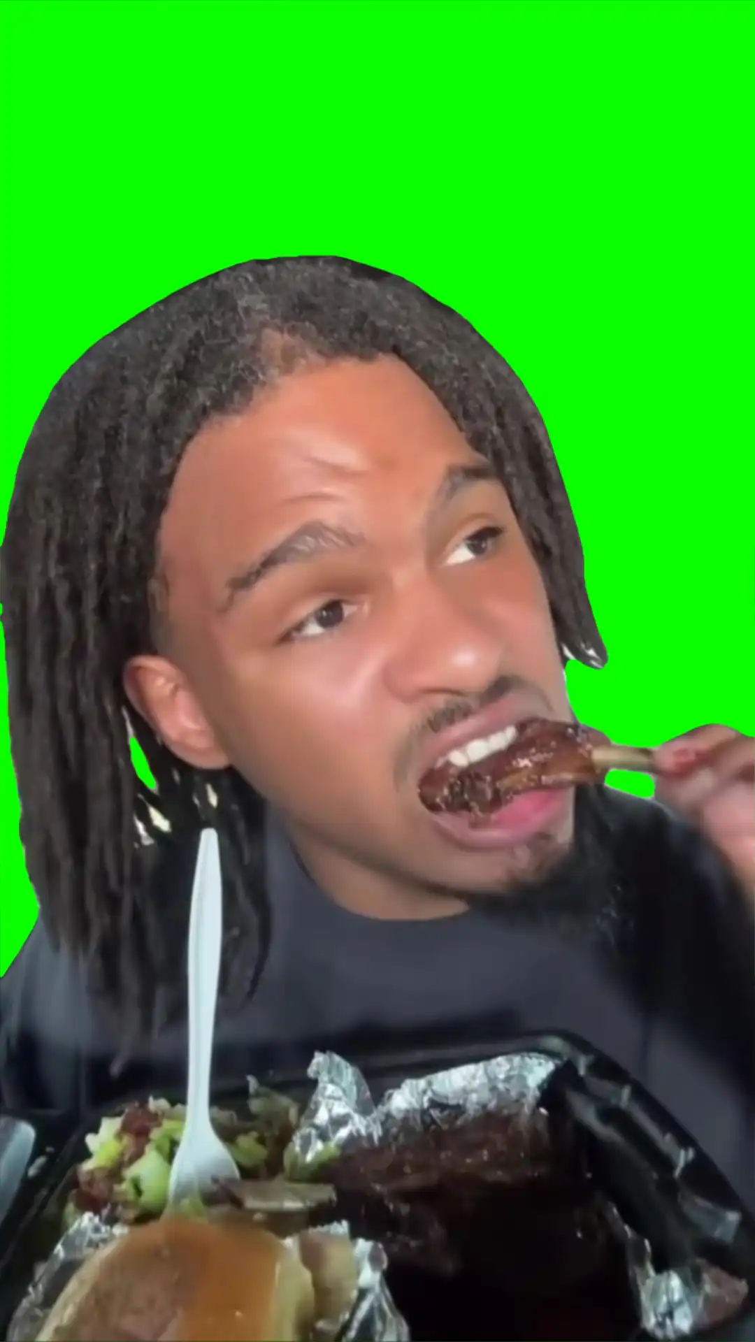 Keith lee oh shit meme green screen