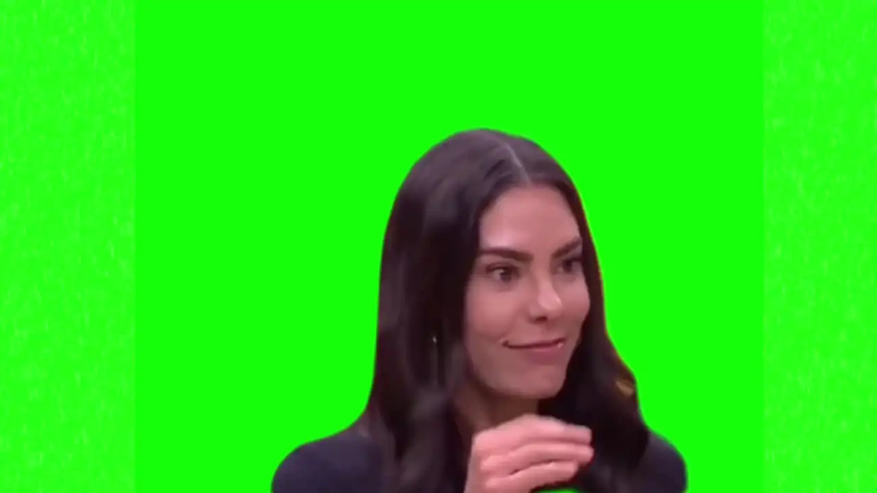 Kelsie plum eating popcorn Green Screen