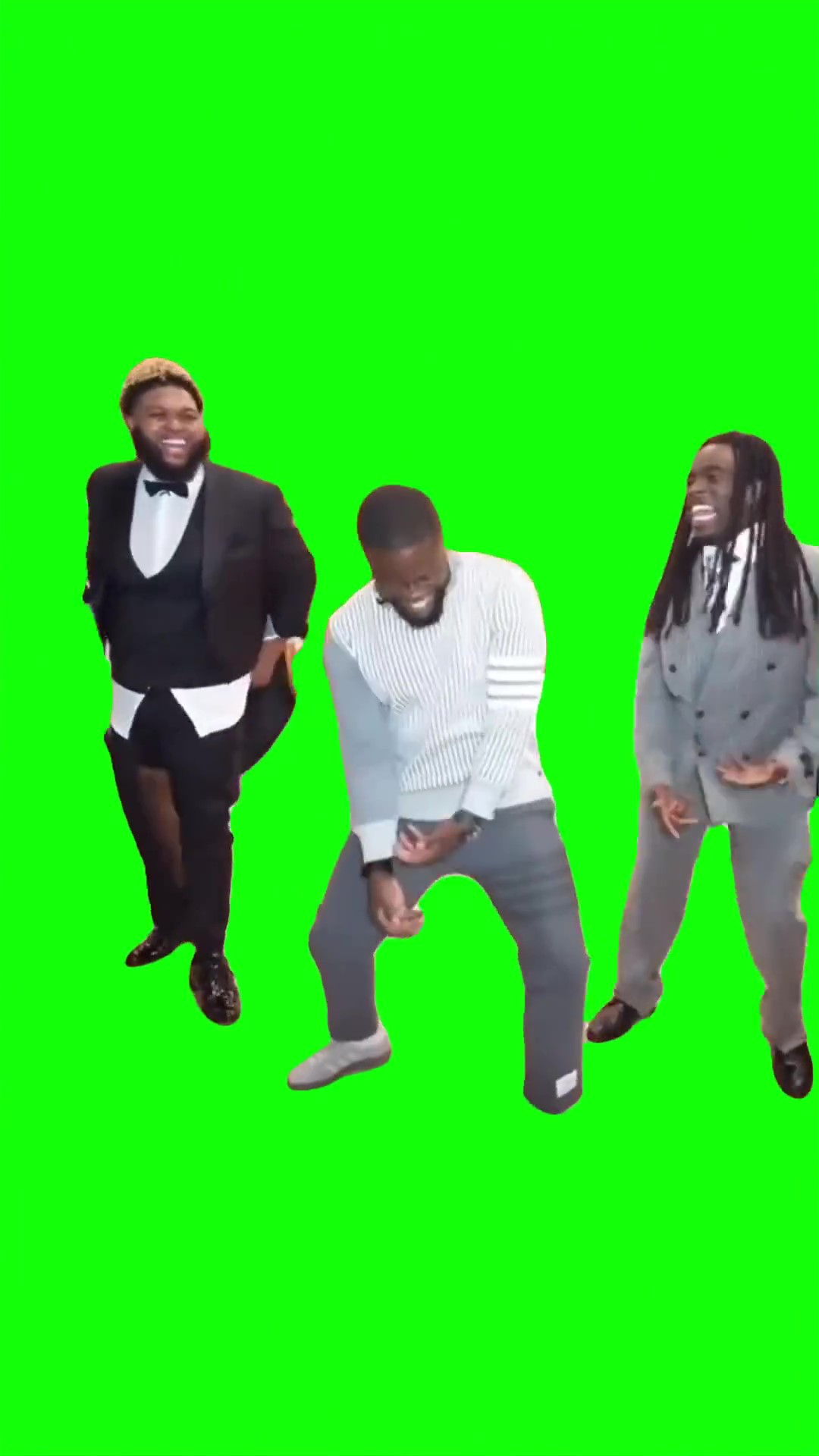 Kevin Druski and Kai dancing Green Screen Meme