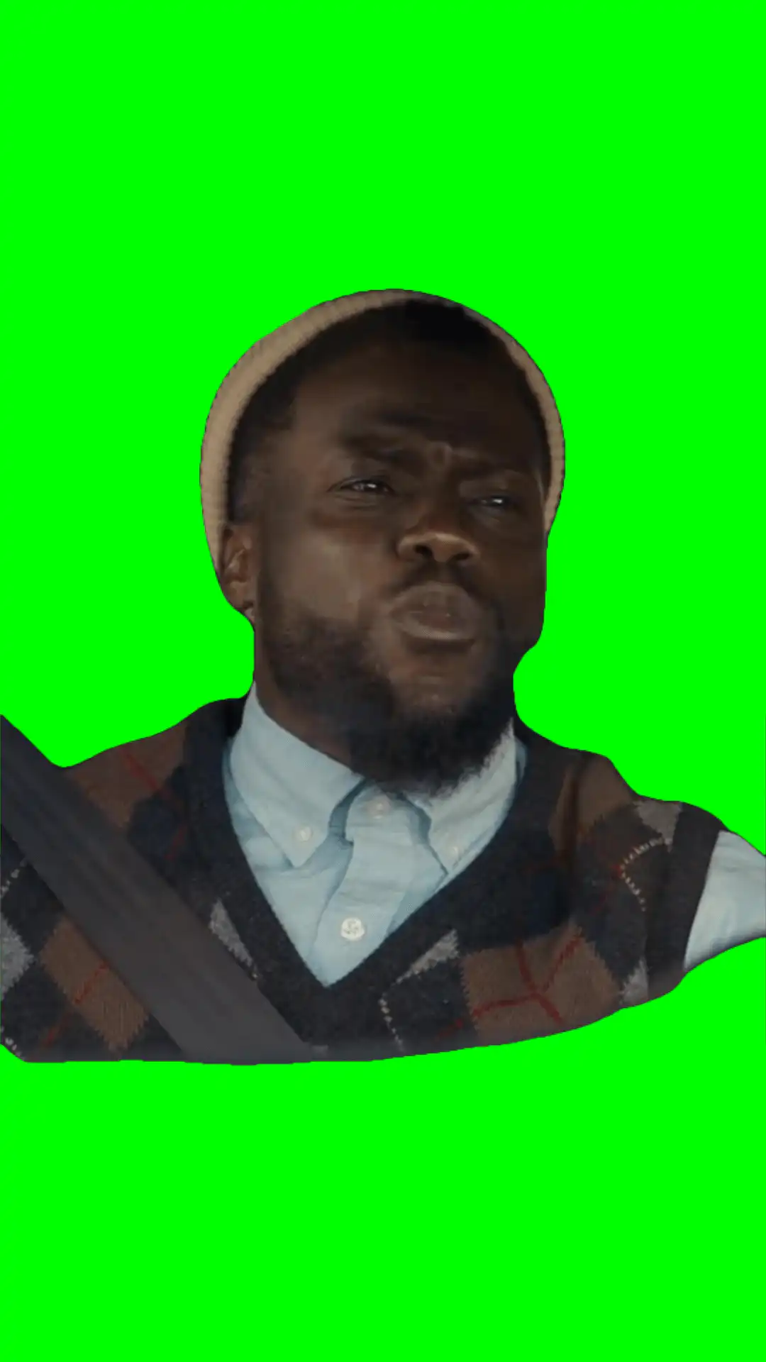 Kevin & Druski Big O Kushion MEME green screen