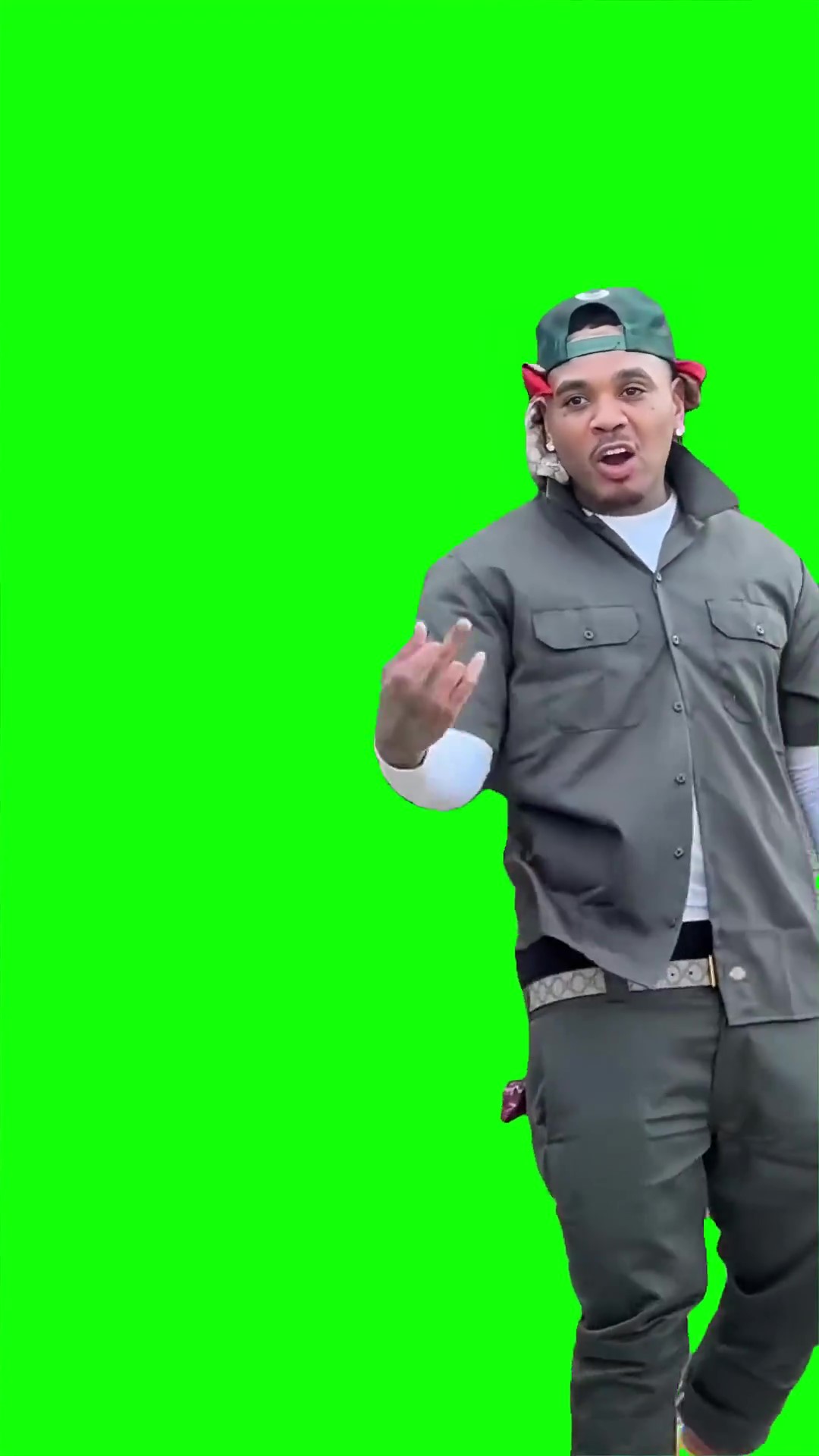 Kevin Gate Fugg em Green Screen Meme