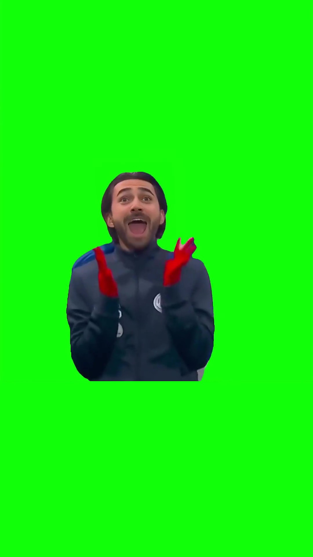Kevin gets excited Green Screen Meme