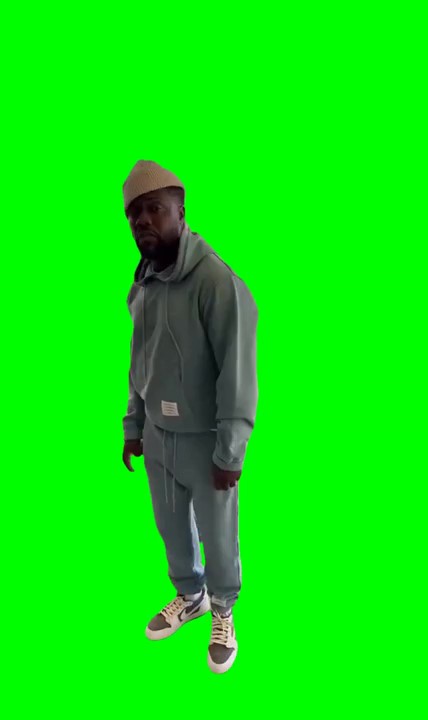 Kevin hart dancing Meme Green Screen