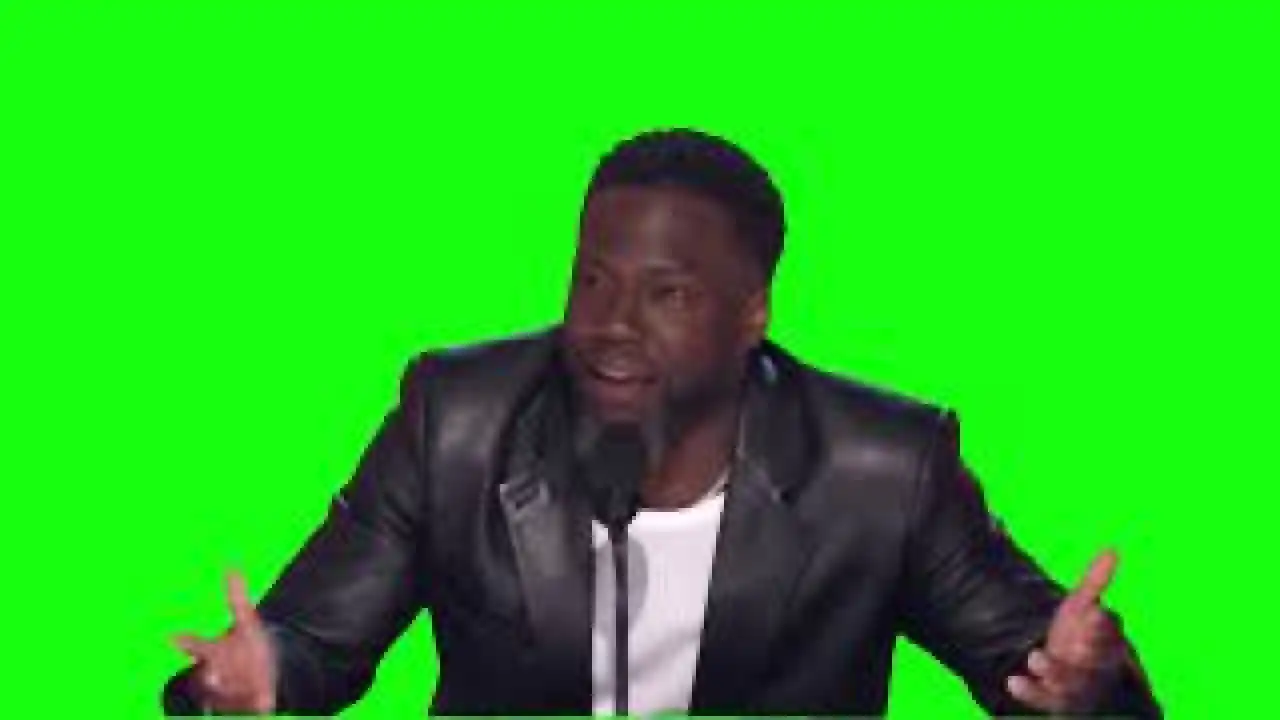 Kevin Hart what did I say Green Screen