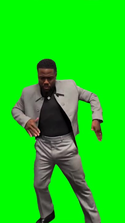 Keving Hart Dance green screen