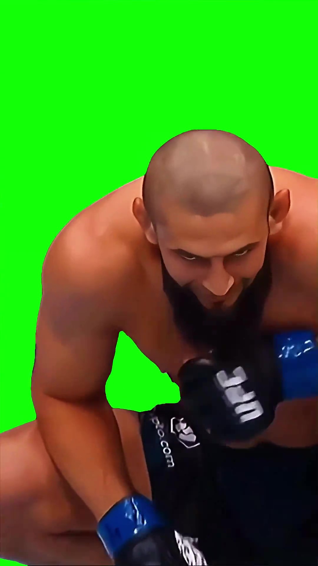 Khazmat stare Green Screen Meme