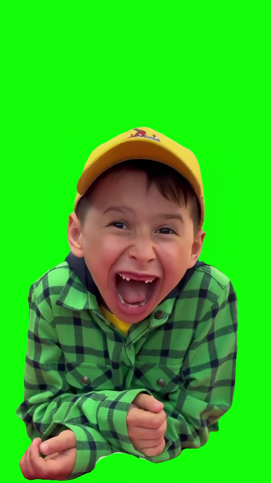 Kid Chewing Green Screen Meme