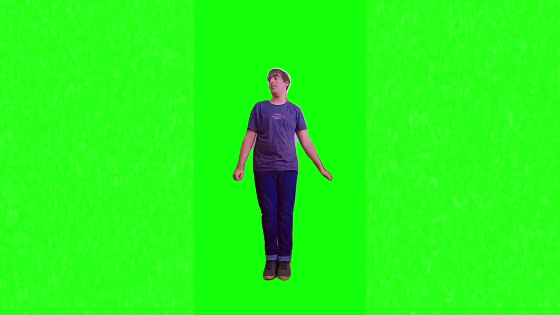 Kid dance meme green screen