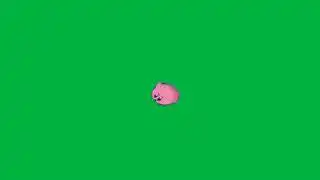 Kirby falling meme Green Screen