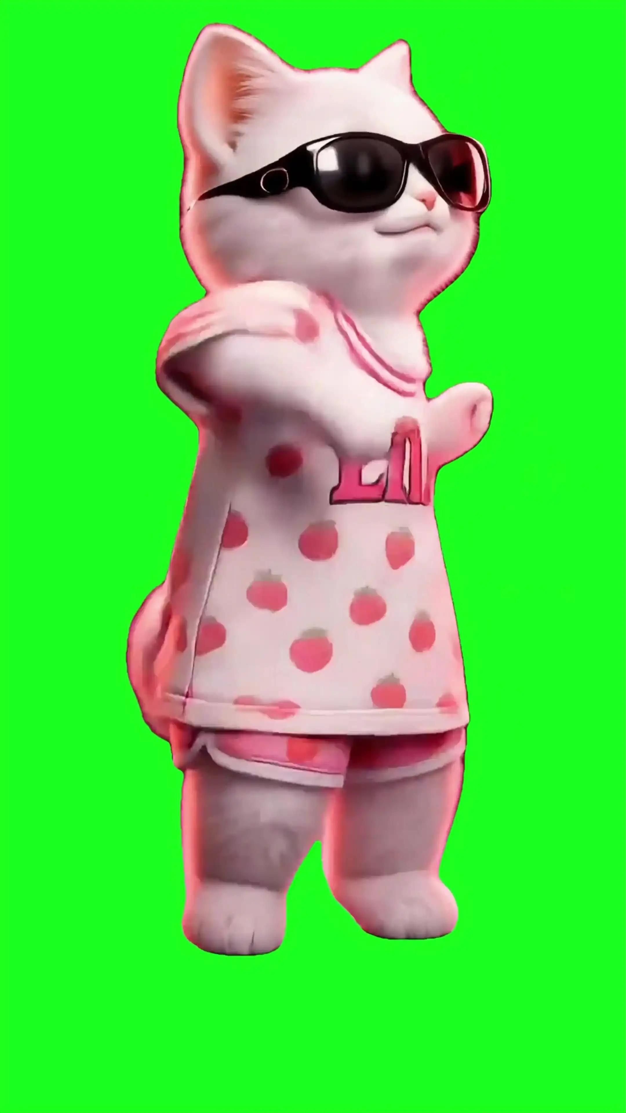 Kitty cat snap it Green Screen Meme