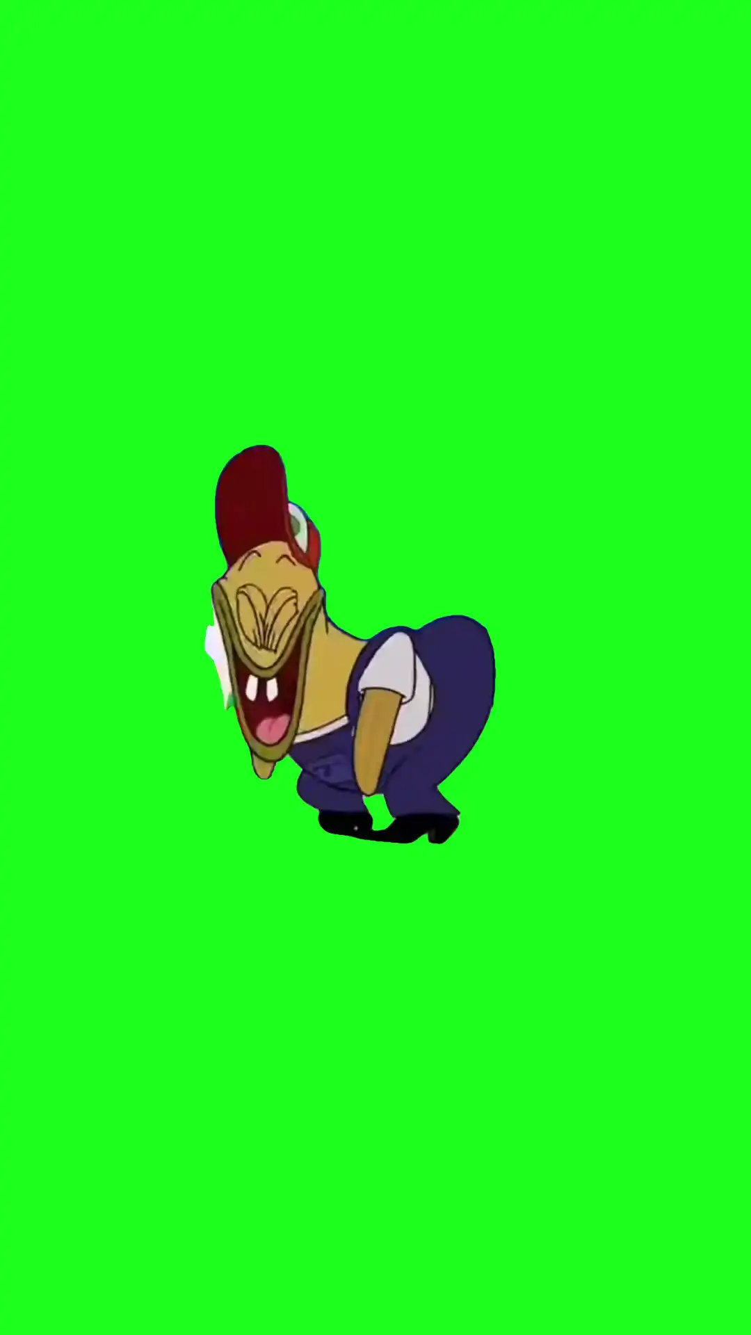 Knee slapper laugh Green Screen Meme
