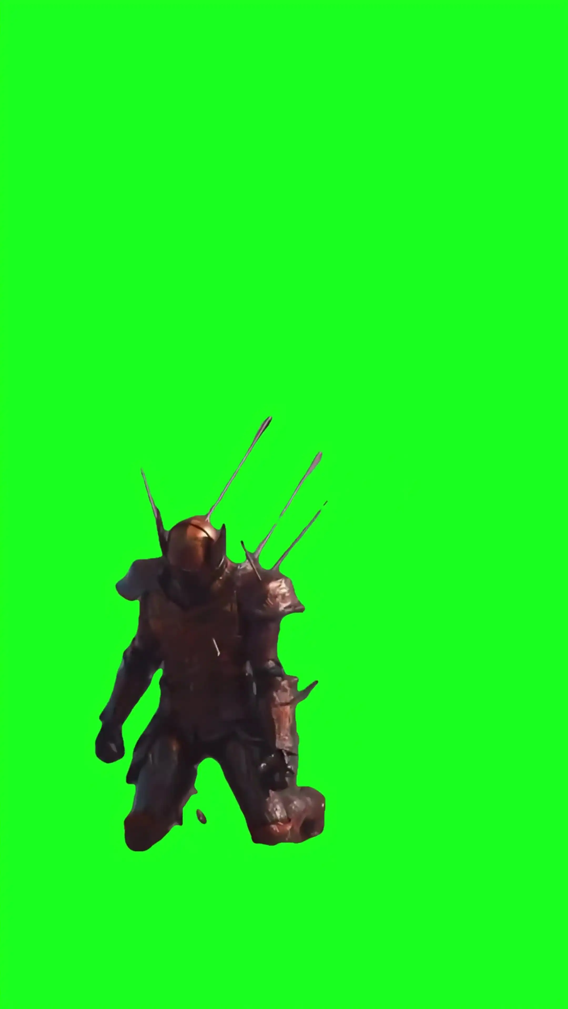 Knight fallen Green Screen Meme
