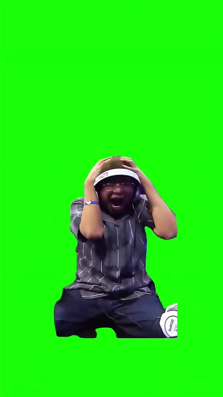 KojiKOG crashout Meme Green Screen