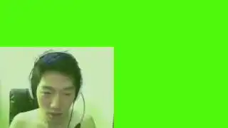 Korean Gamer Streamer Crying Green Green