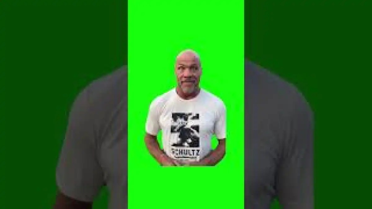 Kurt Angle staring meme green screen