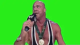 Kurt Angle you abused me green screen