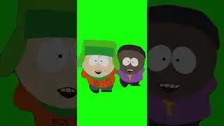 Kyle & Tolkien Pretty Girls Walk South Park Green Screen