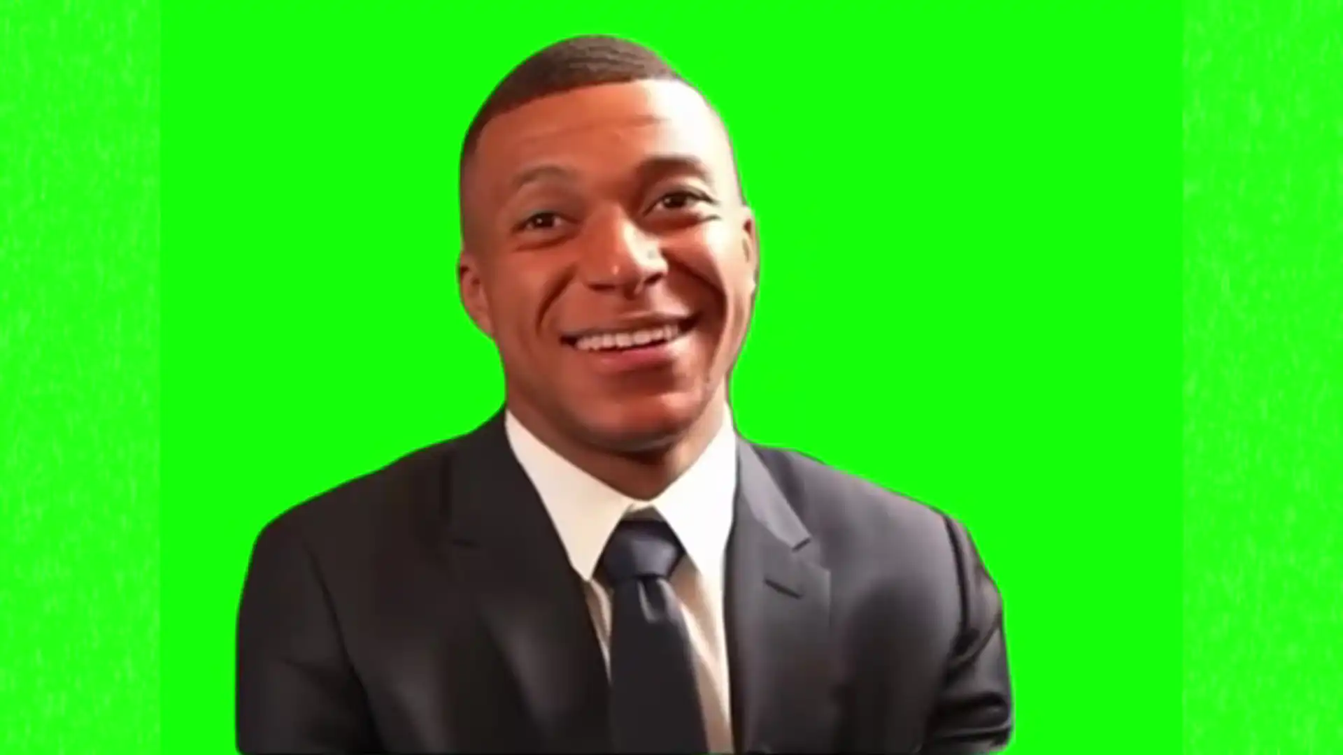 Kylian Mbappe green screen