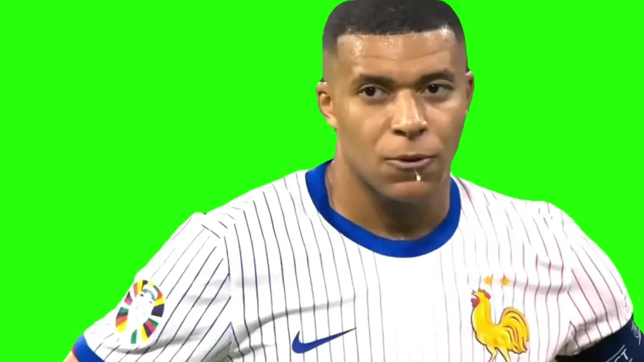 Kylian Mbappe Meme Green Screen