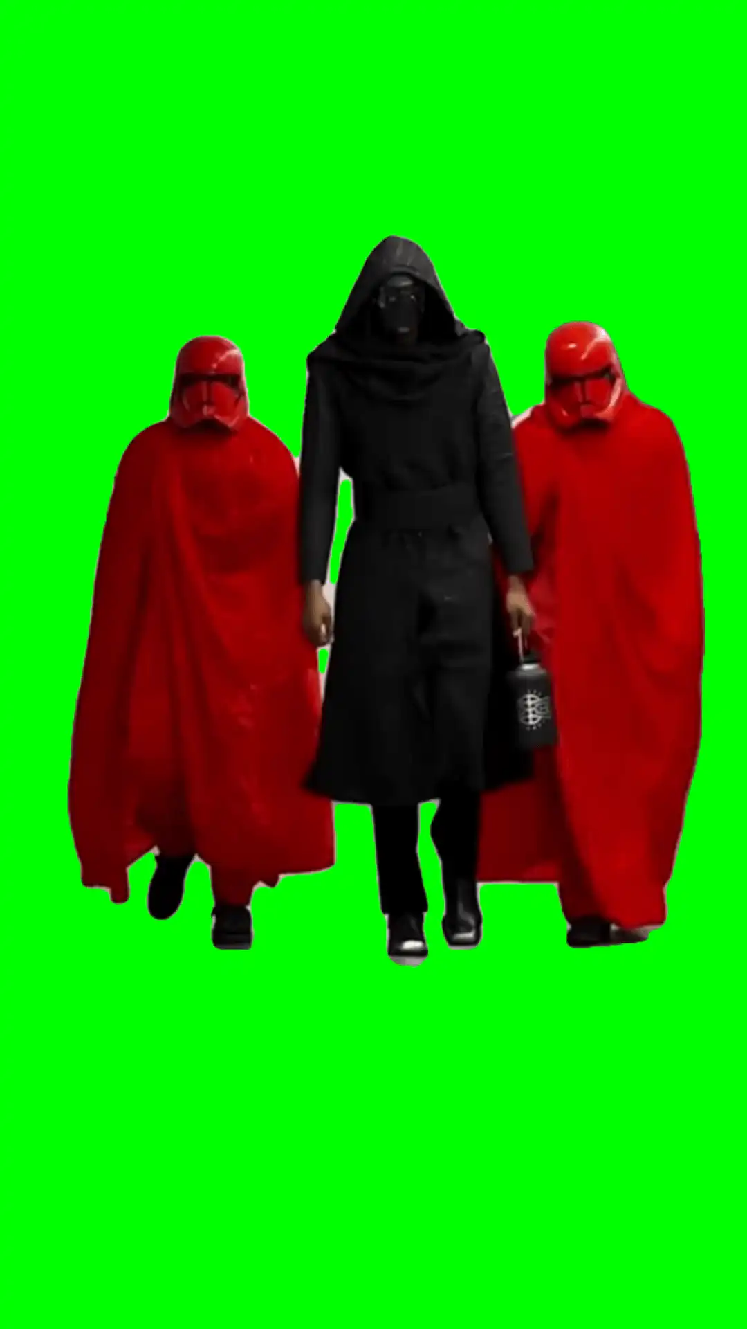 Kylo REN Entrance Walk Meme Green Screen