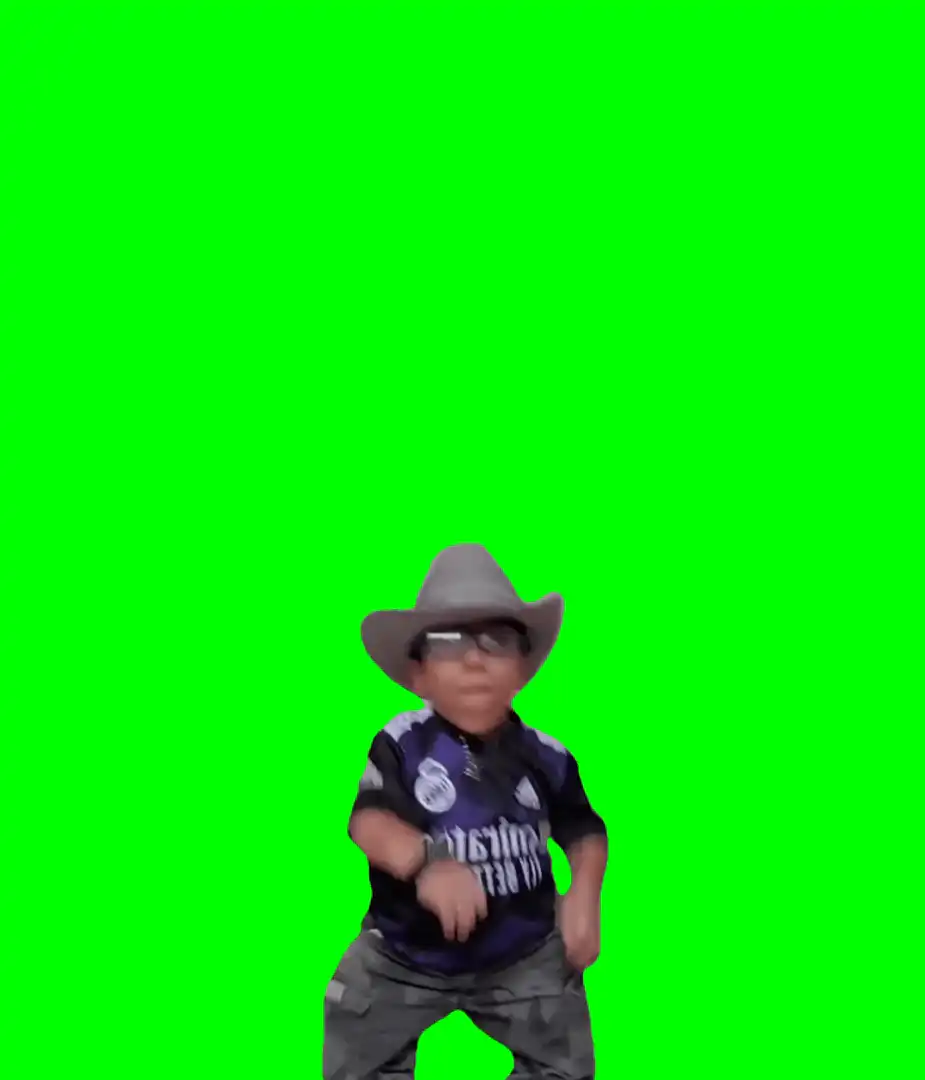 La Chona Dance Meme green screen