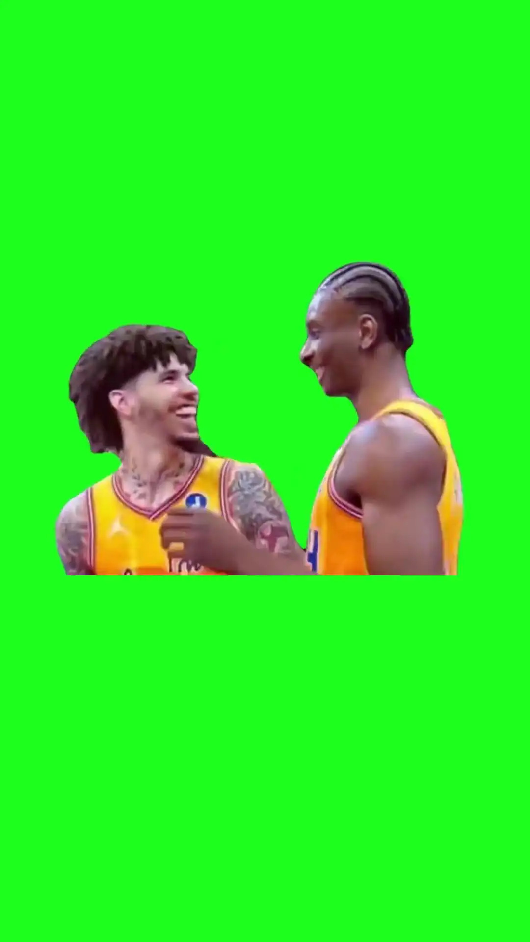 Lamelo saying stop Green Screen Meme
