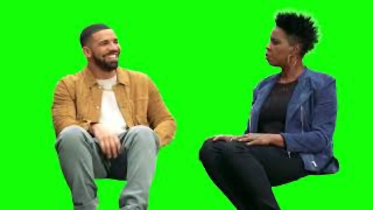 Laughing Drake Meme green screen