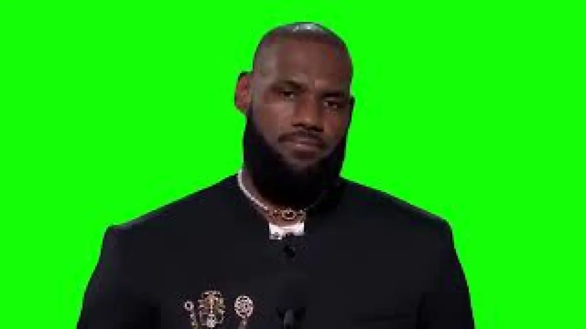 Lebron James That Day is Not Today Green Screen