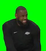 lebron james yes sir meme green screen