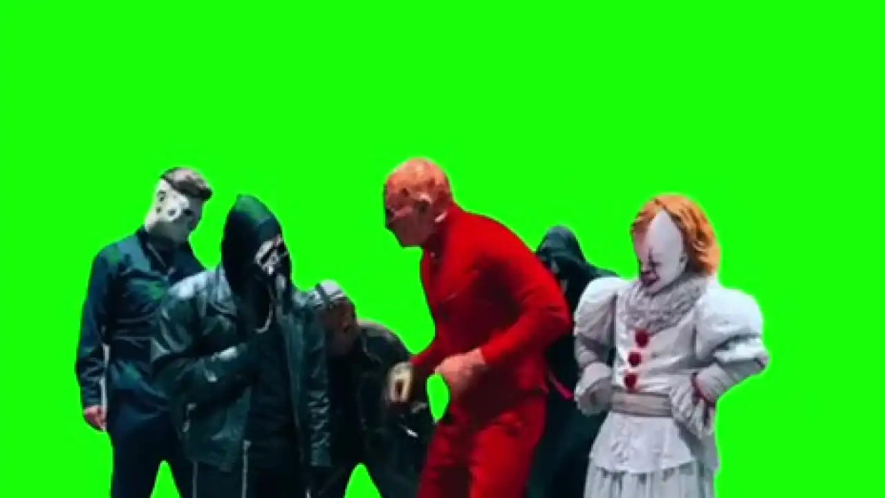 Left donit right do it meme green screen